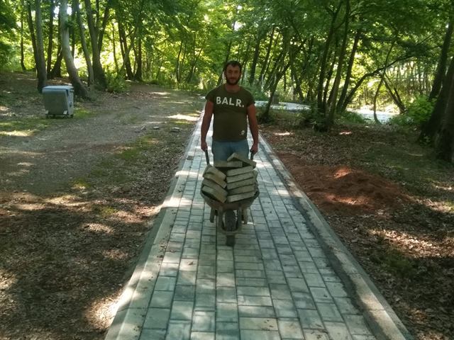 İnegöl Çit tarafından yapılan parke taşı ve bordür uygulaması - 8