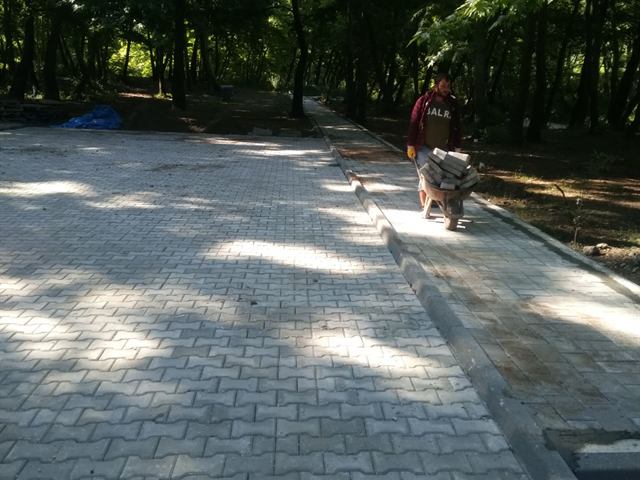 İnegöl Çit tarafından yapılan parke taşı ve bordür uygulaması - 15