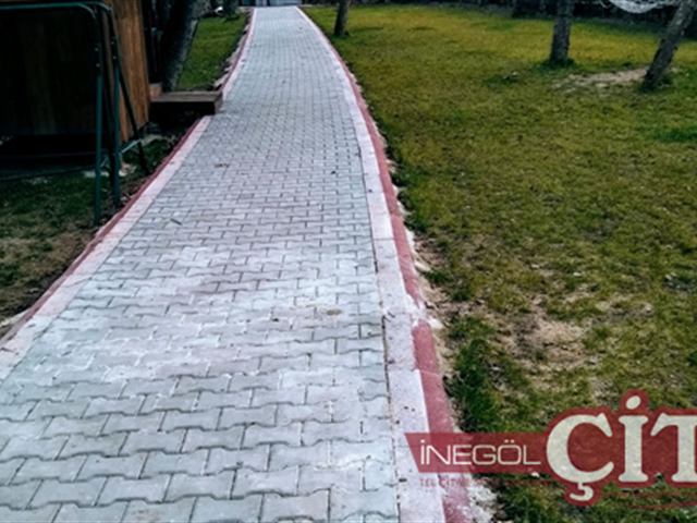 İnegöl Çit tarafından yapılan parke taşı ve bordür uygulaması - 25